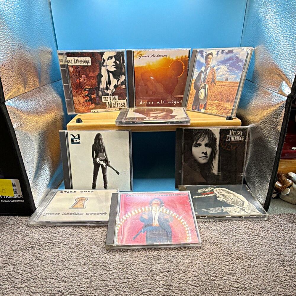 9 CD Lot: Melissa Etheridge, k.d. lang, Jamie Anderson Bette Midler.